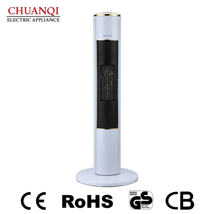 Hvor ofte anbefales det at rense filteret og huset på en 2000W PTC Tower Fan Heater?